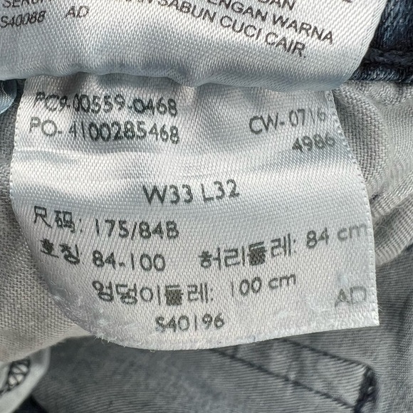 Levi's 559 Straight Fit Jeans Size 33 x 32 Men's - Picture 3 of 5